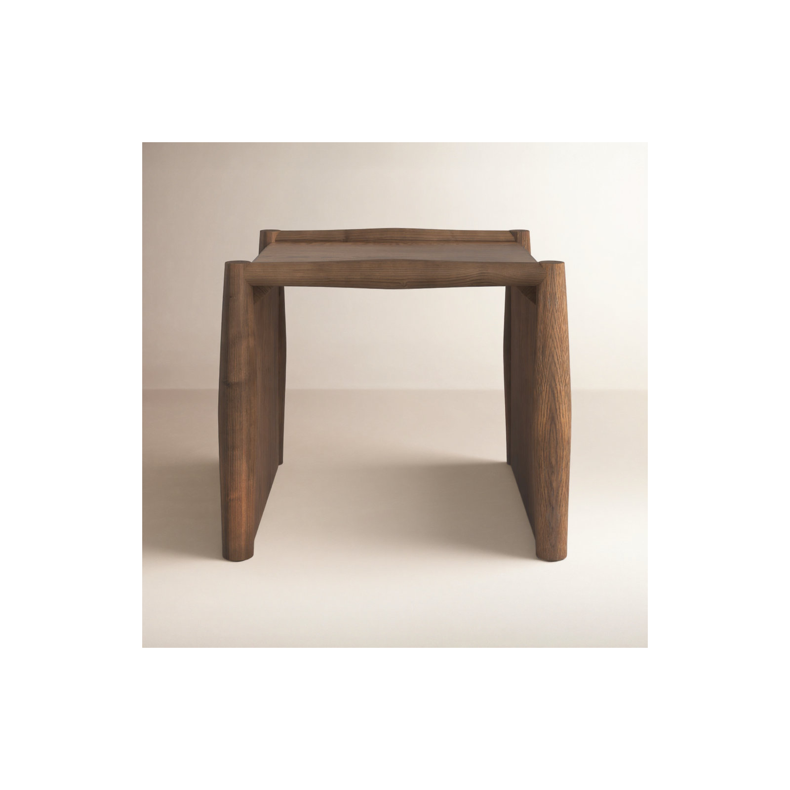 Cayenne Solid Wood End Table, Weathered Oak