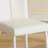 Dining Table Set With 4 Armless Chairs.The Backrest Of The Dining Chair Is Designed With Multiple Vertical Stripes.