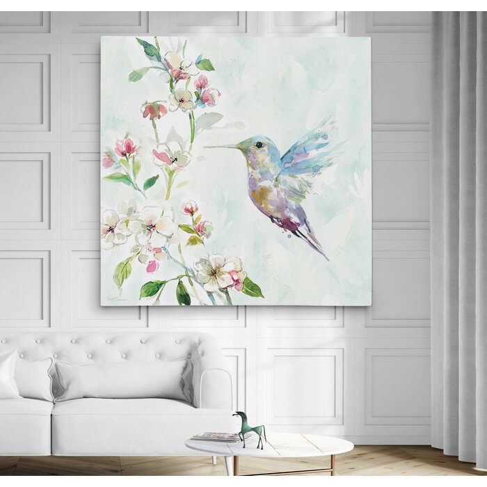 Gracie Oaks Hummingbird II Framed Painting & Reviews | Wayfair