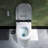 WOODBRIDGE Bidet Smart Toilet with Ultra-quiet&Quick Flush,1000g MaP Flush Score,Foam Shield,ADA Comfort Height,Auto Open/Close,Blackout Flush,Ambient Light,Heated Seat with Fragrance System