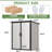 5 Ft. W X 3 Ft. D Horizontal  Resin Outdoor Storage Shed-109074545