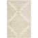 Bernon Hand Tufted Viscose/Wool Damask Rug in Ivory