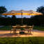 Parasol rectangulaire à double face avec système à manivelle Uwant-130915617