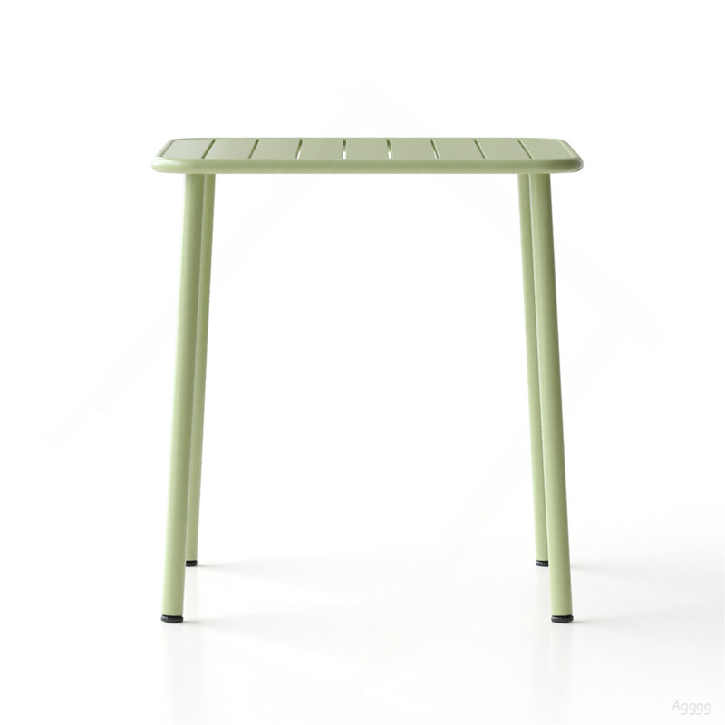 Table de salle à manger d'extérieur Sera, Antique Green
