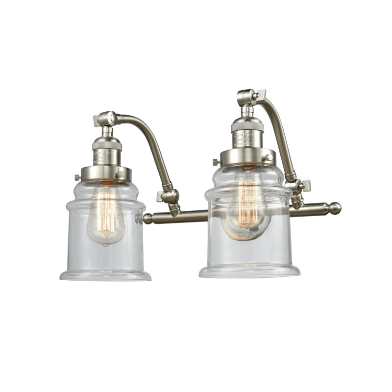 Alexandira 2 - Light Dimmable Vanity Light, Oil Rubbed Bronze, Matte White Cased, 6 Watt Vintage LED Bulb