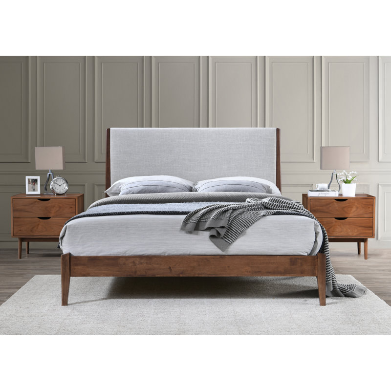 Ensemble de chambre à coucher avec lit plateforme 3 pièces Kristyann