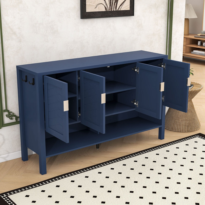 Armoire de rangement avec finition de qualité supérieure et pieds surélevés stables, Noir