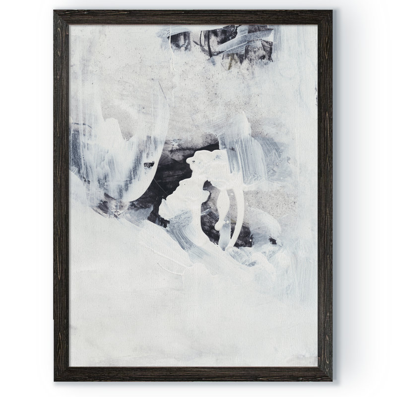 «Fire and Ice IV» par Paul Cezanne - reproduction d'art encadrée, H 22 po x l 16 po x P 2 po, Toile encadrée, ébène