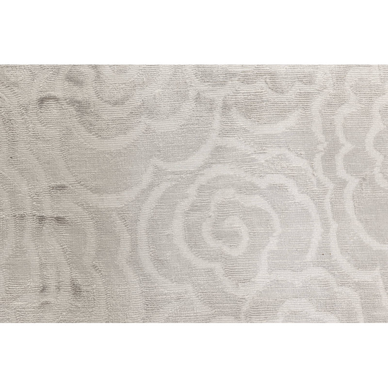 Modern One-of-a-Kind Runner 4'7" X 14'1" New Age Runner Wool Area Rug in White