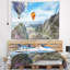 Montagnes de photographie et tapisserie de paysage de ballon-28484105