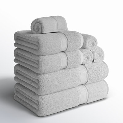 Renata 8-Piece Egyptian Cotton Towel Set