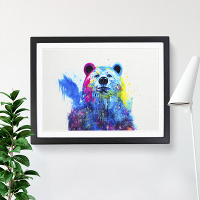 Bear Splash Vol.6 Abstract - Framed Print