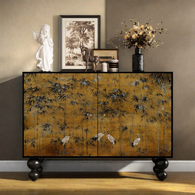 Modern Minimalist Sideboard Accent Cabinet