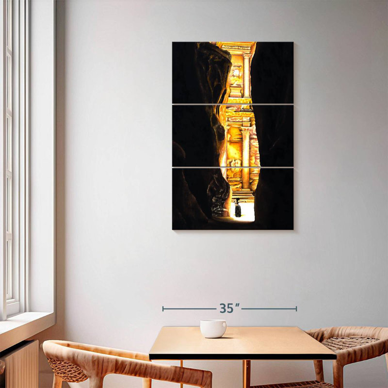 Masam Homage To Petra, 57" H x 36" W