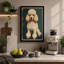 Show Poodle Portrait Japandi - Wrapped Canvas-62021718-62021720