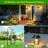 Solar Lanterns Outdoor Waterproof, Upgraded Bright Hanging Solar Lights For Outside With Wall Hooks, Solar Powered Lanterns Lighting Led For Garden Patio Yard Decorative-121543861