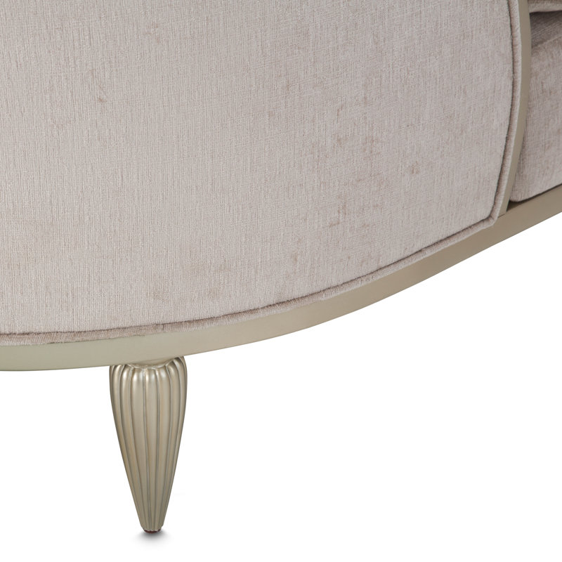 Chaise longue London Place, parchemin