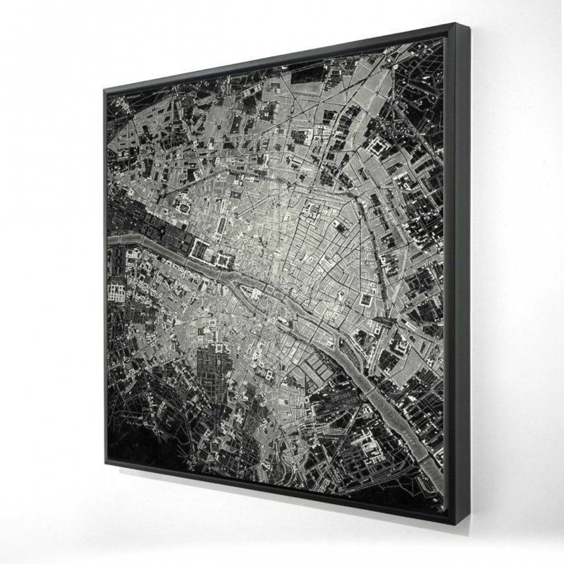 "Vue aérienne d'un avion" sur toile