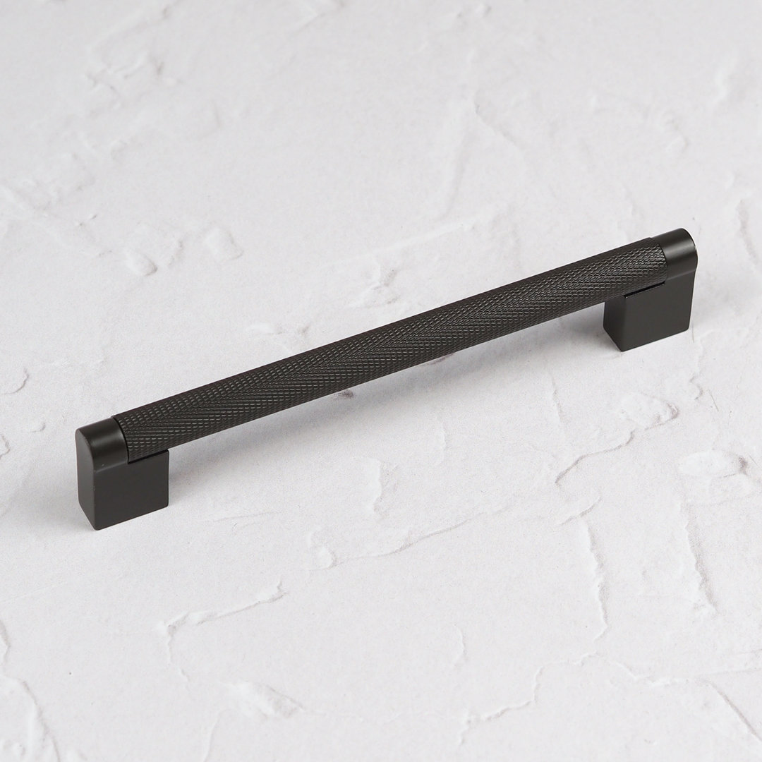 160mm Knurled Gunmetal Gun Black Epoxy Handle for Kitchen Cabinets | Bedroom | Bathroom | Furniture | Cupboards - Image 4