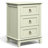 Modern 3-Drawer Wooden Nightstand-350354790
