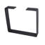 2 pieds de table basse de 12 po X12 po, pieds de table en acier robuste en forme de U, pieds d'armoire, pieds de canapé, noir