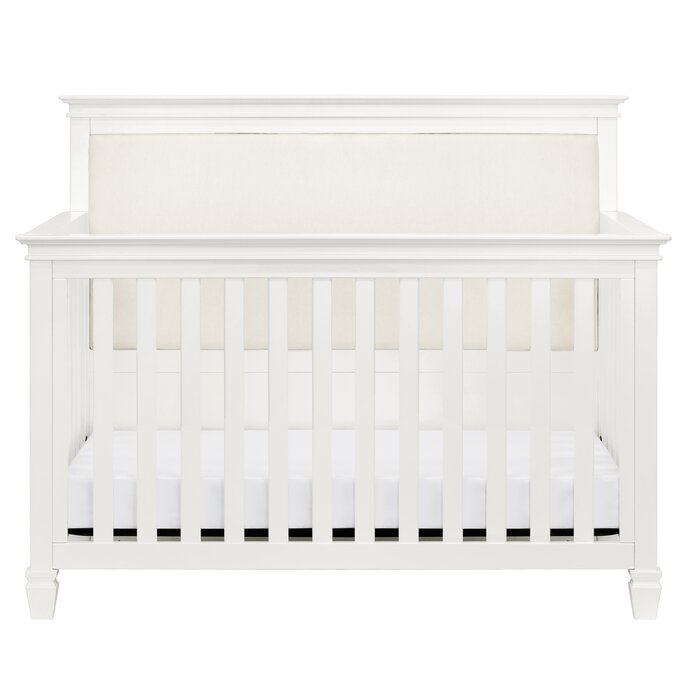 Darlington 4-in-1 Convertible Upholstered Crib & Reviews | Birch Lane