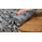 Arik Handwoven Leather/Cotton Solid Color Rug in Beige/Gray-1276081256