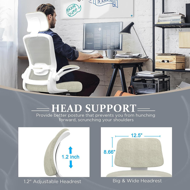 Lashey Task Chair, Beige