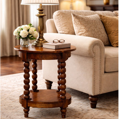 Spindle Round Side Table
