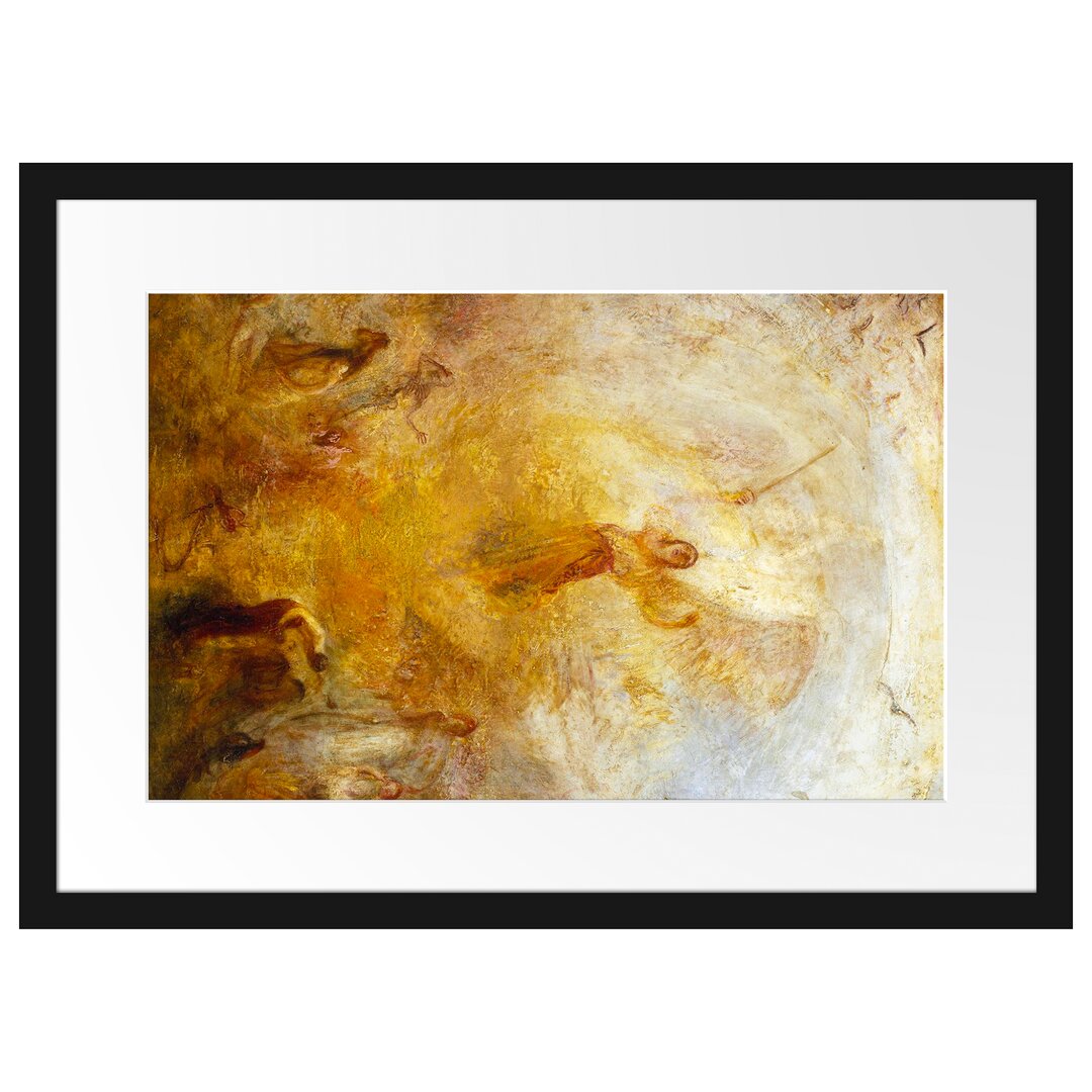 Gerahmter Kunstdruck The Angel Standing in the Sun von William Turner