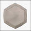 Table d'appoint d'extérieur, gris clair