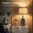 27"Modern Ceramic Lamp，Eay Assembly