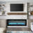 Rayva Classic Built-in or Wall-Mounted Direct Vent Electric Fireplace Insert-706283961