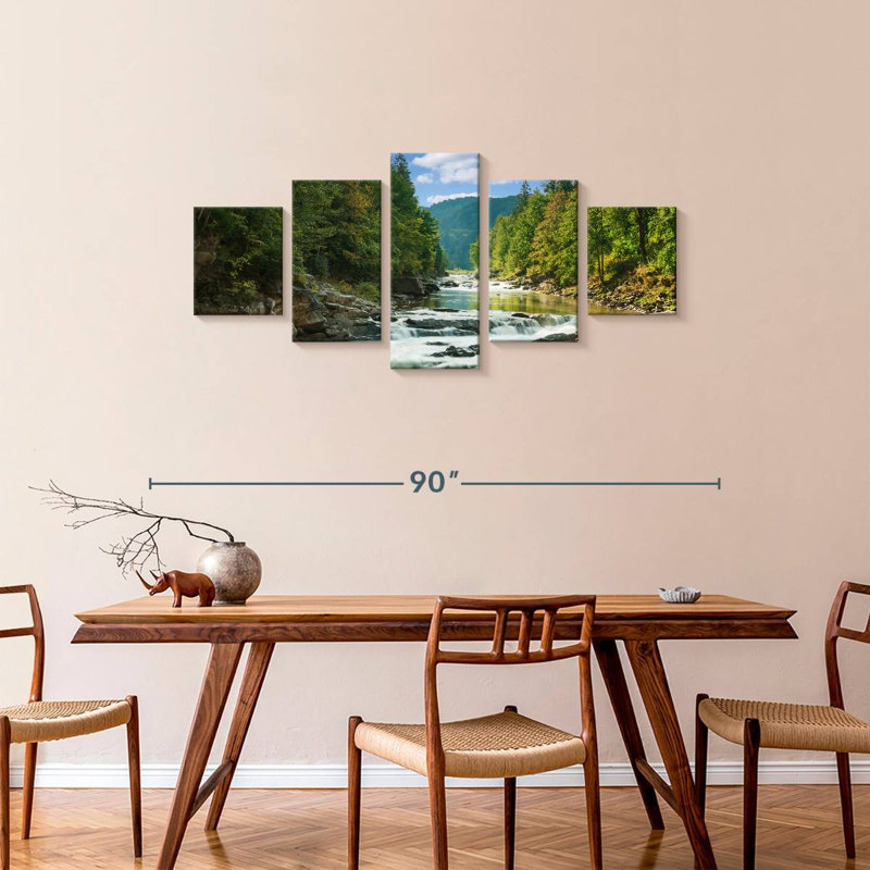 Mountain River, 34" H x 74" W