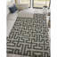 Geometric Area Rug in Silver/Gray/Black-320291966