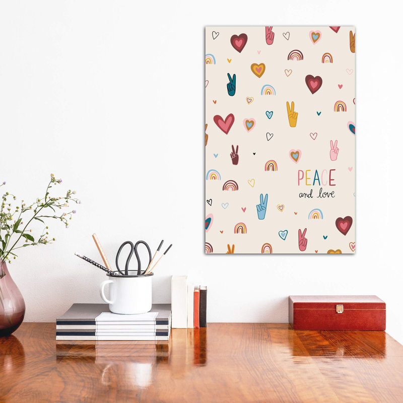Art vi vibes, Toile tendue, H 18 po x l 12 po x P 1,5 po
