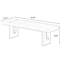 Beige Modern Wood Upholstered  Bedroom and Entryway Leather Long  Bench-112198365
