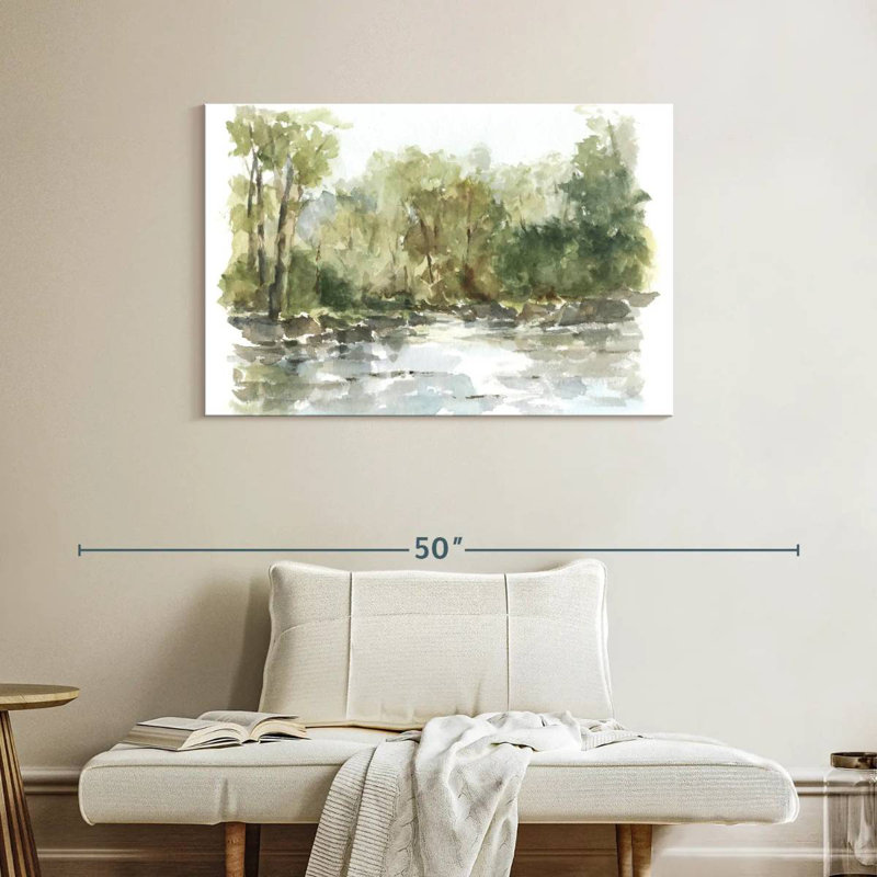 Avery Wooded Stream I, H 26 po x l 39 po