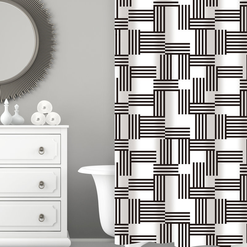 Abstract Shower Curtain