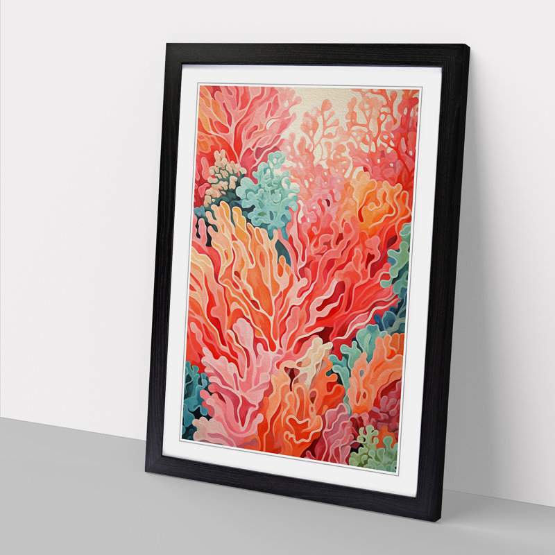 1 Piece Single Picture Frame Wall Art, 34cm H x 25cm W, Black Framed