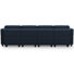 Upholstered Modular Sofa Sectional With Ottoman