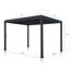 111A Pergola en aluminium anthracite de 3 m x 4 m-90611544-91418604