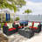 8 - Person Patio Conversation Set-419812170