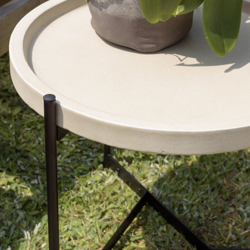 Akil Concrete Side Table