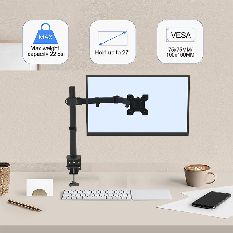 Angelinamarie Symple Stuff Single Screen Wall Mount