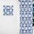 Cobalt Fretwork Ii Victorian Pattern I - Bohemian Curtain - Velvet Room Darkening - 1 panel-107578213