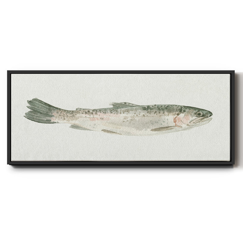 Fresh Catch III - toile encadrée, H 20 po x l 50 po