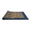 Tapis bleu / beige Patchwork-1945050870