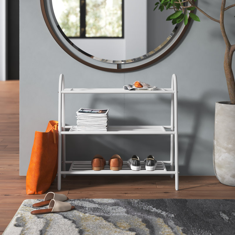 Tremblay 9 Pair Shoe Rack