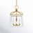 4 - Light Dimmable Lantern Geometric Chandelier-65237598-65237601